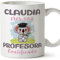 MUGFFINS Tazas Personalizadas para PROFESORA - En Español - Koalificados Personalizados - 11 oz / 330 ml - Regalo Personalizable original y divertido