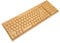 Clavier et Souris en Bambou, Clavier en Bois sans Fil 2,4 GHz, Clavier ou Souris D'ordinateur PC, Choix de Cadeaux (Clavier)