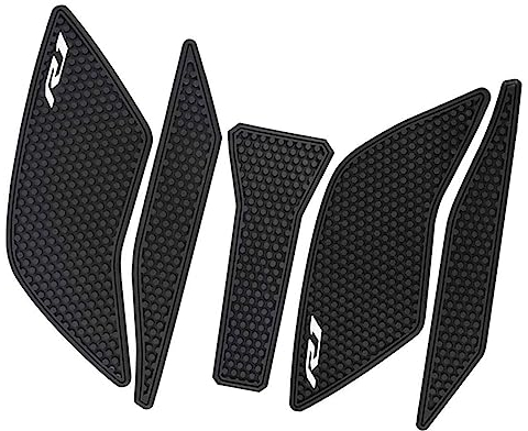 BaraSh Motorrad-Gastank-Dekorationsaufkleber Seitliches Traktionspad Motorrad-Kraftstofftank-Aufkleber Kompatibel Mit Yamaha Für YZF-R1 R1M 2015–2021 Tankaufkleber Tankschutz