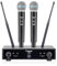 Flygrow Wireless Microphone System, Metal Dual Pro UHF Cordless Dynamic Mic, Fixed Frequency Handheld Microphone System for Home Karaoke, Meeting, Church,250ft Range (2 Handheld)