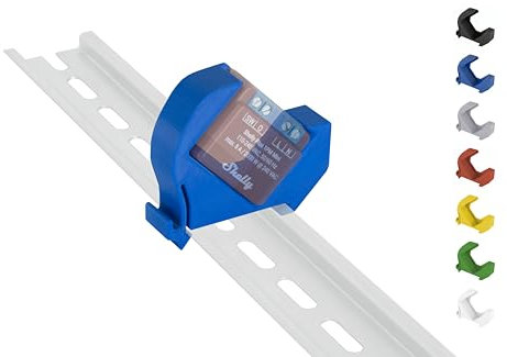 Hutschienenhalter/Adapter Mini für Shelly-MINI DIN Rail bracket (35mm) (Blau (Prime))