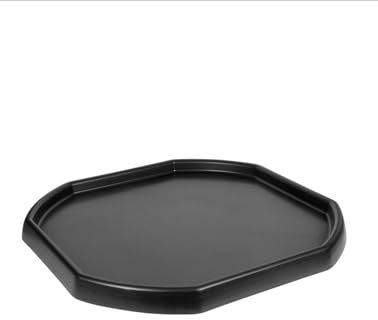 ND HOME ESSENTIALS SMALL Messy Play Tray Plastic Builders Building Material Children Kids Play Mixing Tray Spot for Cement Mortar Sand Plastering MIXING TRAY (Black)