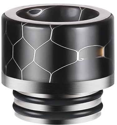 RUIYITECH 810 Drip Tip Edelstahl 810 Drip Tips für Geekvape Zeus X Z Max Drag 4 Argus GT 2 Uforce L Maat Tank Neu (Schwarz)
