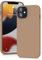 YATWIN Silicone Case for iPhone 12/12 Pro, Soft-Touch, Shockproof, DustProof, Antiskid Full Body Armour Phone Cover for Apple iPhone 12/12 Pro - Milk Tee
