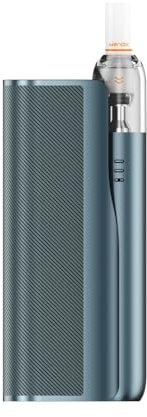 Wenax M Starter Kit 2500mAh Power Bank Wenax M1 Mini Pen Kit 16 W 400mAh Batería 2 ml Wenax M1 Pod Cartucho 0,8/1,2ohm MTL Cigarrillo electrónico Vape - No Nicotine (Añil)