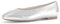 Gabor Damen Klassische Ballerinas, Frauen Flats,Slip-ons,klassisch elegant,Ballerinen,Pumps,Halbschuhe,Sommerschuhe,Slipper,Silber,38 EU / 5 UK