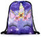 MHDAMAI Einhorn Kordelzugtasche,Einhorn Kordelzug Rucksack Turnbeutel Gym Sack Beutel 3D Fullprint Rucksack Kordelzug Leinwand Tasche für Jungen Mädchen Gym School Swimming Pool Beach Camping Travel