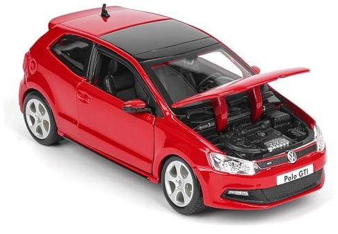 Druckguss Simulation 1:24 for VW Polo GTI Mark 5 1979 Automodell Aus Druckgusslegierung, Statisches Maßstabmodell, Exquisite Collection Präsentiert