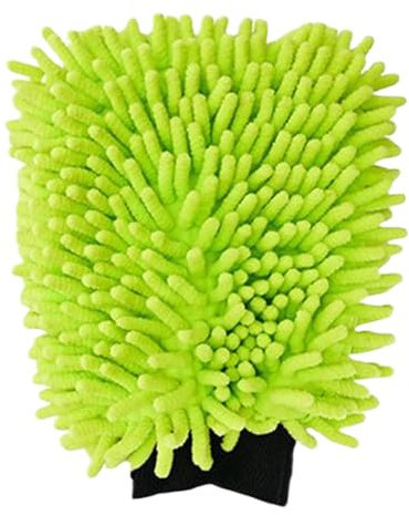Mikrofaserwaschmittel, Autowasch MIT,Nicht-Lint-Chenille-Mikrofaser-Reinigungsstoff, kratzfeste Waschhandschuhe - Automatische Detaillierung von Waschmittel, doppelseitige Außenpflegeprodukte, grün