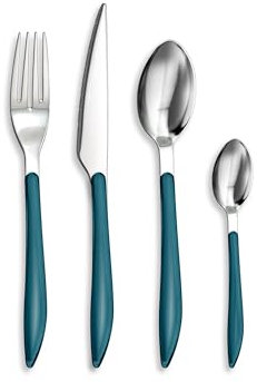 Ménagère 24 pièces - Collection Drop (Bleu)