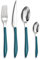 Ménagère 24 pièces - Collection Drop (Bleu)
