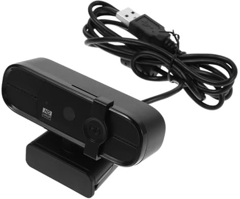 HOMSFOU Cámara Web HD para Pc para Videoconferencia y Transmisión Compatible con Computadora De Escritorio con Micrófono Integrado