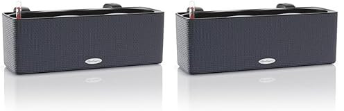 Lechuza Cube Color Triple (ehemals BALCONISSIMA) schiefergrau 13684 (Packung mit 2)