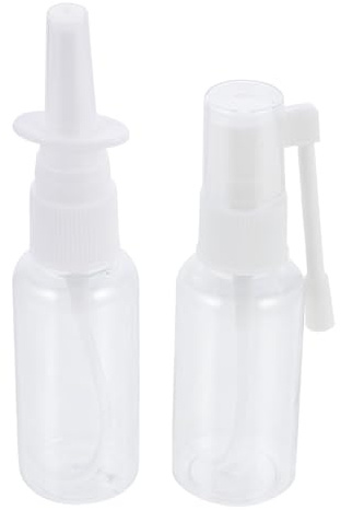 Botellas para Limpieza Nasal Ñiño 2 Piezas 30ml Pet | Diseño Portátil, Uso Seguro, Limpieza de Cavidad Nasal, para Nariz y Lavado Nasal, Formato Compacto
