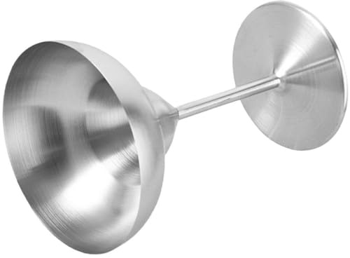 OFFIGAM Stainless Steel Wine Goblet 330ml Lightweight Practical Metal Cup for Bar and Restaurant Use with Classic Elegant Design