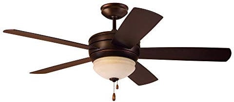 Emerson Ceiling Fans CF850VNB Summerhaven 52-Inch Indoor Outdoor Ceiling Fan with Light, Wet Rated Ceiling Fans in Venetian Bronze Finish