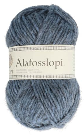 LOPI Istex Alafosslopi (100 m) Chunky Weight Garn – weiches und atmungsaktives Garn zum Stricken oder Häkeln, Wolle 9958, 1 x 100 g
