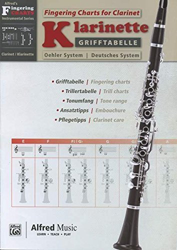 Grifftabelle Klarinette Deutsches System | Fingering Charts Bb-Clarinet Oehler System | Klarinette | Buch von diverse (18. Oktober 2013) Musiknoten