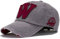 Kuyou Vintage Baseball Kappe Unisex Sport Distressed Trucker Cap (Grau)