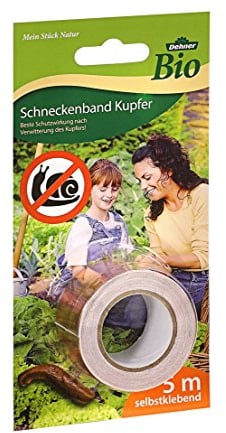 Dehner Bio Schneckenband selbstklebend, Länge 5 m, Kupfer