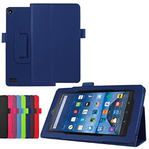 Amazon Fire 7 case, Saturcase PU in pieghevole Folio stand custodia cover per Amazon Kindle Fire 7 Tablet (17,8 cm display HD – 2015 Release)