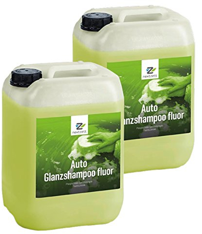 2x Nextzett (ehem. Einszett) Auto-Glanzshampoo fluor 10L