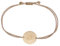 Selfmade Jewelry Armband Damen Roségold Mandala Boho Style Makramee Armbändchen Inkl. Geschenk-Verpackung (Rosegold - Braun)