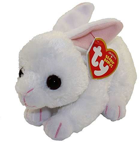 TY 42267 Cotton, Hase weiß 15cm, Beanie Babies, Ostern limitiert