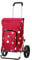 Andersen Shopper Royal mit 3-Speichenrad Alu klappbar mit 3-Speichen Rad Ø 25 cm und 41 Liter Tasche Kira mit Kühlfach rot