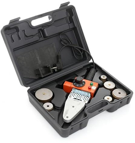POLIFUSORE 1500W 6 matrici SALDATORE PER TUBI IN POLIPROPILENE20 25 32 40 50 63