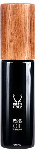 EBENHOLZ skincare BODY SHAPE OIL SERUM Körperöl für Männer, 90 ml | 10 Öl Komplex, Arganöl, Traubenkernöl, Vitamin E, Straffend & Feuchtigkeitsspendend