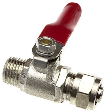 STI Valvola in metallo IN Filetto 3/8” M OUT Fast 1/4” F per Acqua Osmosi inversa