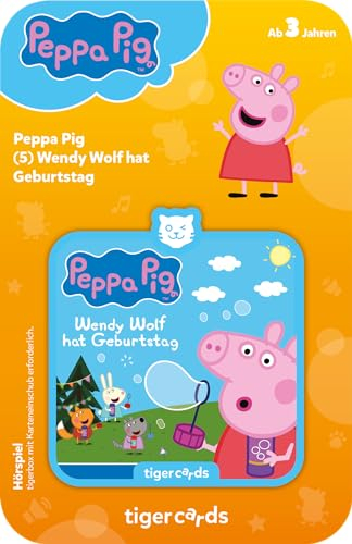 tigermedia tigercard Peppa Pig Episode 5 Wendy Wolf Hat Birthday Children's Entertainment Toddler Tiger Box Audio Play Songs