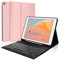 Custodia Tastiera iPad 9 Generazione, Tastiera iPad 10.2, Cover Tastiera Layout Italiana Bluetooth Retroilluminata Rimovibile con per iPad 2021, iPad 8, iPad 7, iPad Pro 10.5, iPad Air 3, Oro rosa