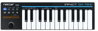 Nektar Impact GX Mini USB MIDI Controller Keyboard with Nektar DAW Integration