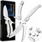 Jorunhe Kitchen Shears, Function Heavy Duty Kitchen Scissors,Multipurpose Poultry Scissors for Chicken/Poultry/Fish/Meat/Vegetables/Herbs/BBQ