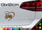Herz Traktor Aufkleber Landwirt Trekker Zugmaschine JDM Love Bulldogg 13x12cm in 21 Farben
