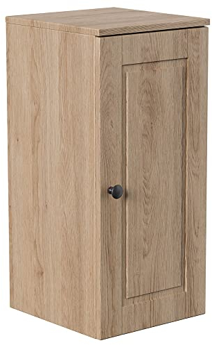 Lomadox Bad-Hängeschrank Eiche hell Nb. im Landhausstil, B/H/T: ca. 35,2/75/36,8 cm