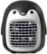 Riloer Ventilatore portatile per condizionatore d'aria per auto a forma di pinguino, Ventilatore portatile per umidificatore per nebbia per auto, casa, ufficio, supporta la ricarica USB di tipo C