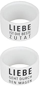 Räder [W] Serviettenring 2er Set Liebe D:3,6cm