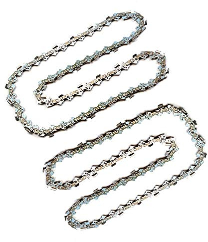 2 X Sägekette 20cm; 1,1mm; 3/8; 33 TG kompatibel mit Ryobi RY18CS20A / RY18CS20A-0 Kettensäge