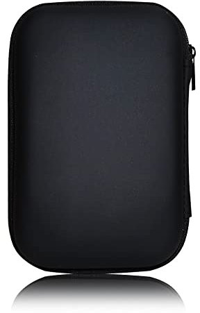 Festplatten-Tragetasche, Aufbewahrungstasche, Universal-Tragetasche, kompatibel mit Western Digital WD Elements Seagate, 6,3 cm (2,5 Zoll) EVA-Reisetasche (schwarz)