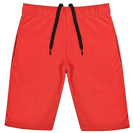 A2Z 4 Kids Boys Cotton Stretch - Shorts S07 Red 5-6