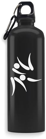 Art of Jujitsu Combat Judo Apparel Bouteille d'eau Gravée Art Sport Étanche Grande Capacité