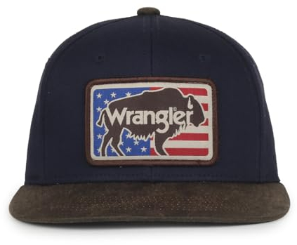 Outdoor Cap Herren Wrangler Western Cap by Baseballkappe, Blau, One Size
