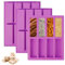 3 Stück Müsliriegel Backform 8 Mulden, Müsliriegel Form Silikon Antihaft, Rechteckige Silikonform für Müsliriegel, Riegelform Silikon BPA Frei, Silikonform Energieriegel für Muffin Brownie Kuchen