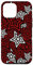 Hülle für iPhone 15 Pro Max Stilvolle Persona UI Menü Stern rotes Muster Japan Anime RPG