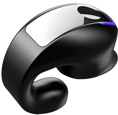 Auriculares con Clip, Auriculares Inalambricos Blue Tooth 5.3, Calidad HiFi Auriculares Conduccion Osea, Tapones Abiertos para Correr, 6H de Reproducción, Compatibles con Todos Dispositivos Blue Tooth