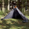 Somanki Tipi-Familienzelt 7 Personen Grau und Orange Wasserdicht, Caming Zelt, Camping Tents, Camping-Zelt - 94712