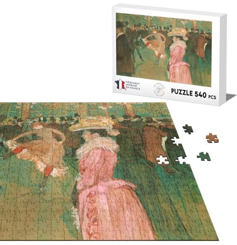 Klassisches Puzzle, 540 Teile, Toulouse Lautrec Moulin Rouge Impressionismus, Malerei